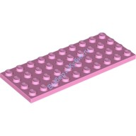 Деталь Лего Пластина 4 х 10 Цвет Ярко-Розовый