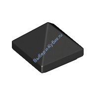 Деталь Лего Скос 45 1 х 1 х 2/3 Четверной Свод Цвет Черный