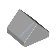 Деталь Лего Скос 45 1 х 1 Двойной Цвет Светло-Серый