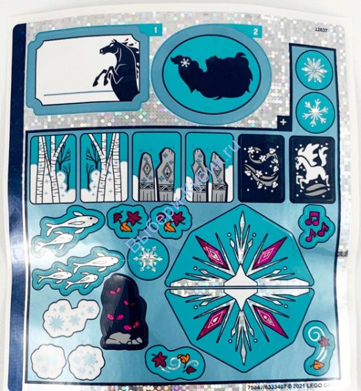 Наклейки К Набору Лего Дисней 43189- (75847/6333407)