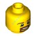 Деталь Лего Голова Минифигурки Мужская Цвет Желтый