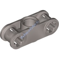 Деталь Лего Техник Коннектор Перпендикулярный 3L Для Пина Цвет Светло-Серый
