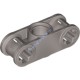Деталь Лего Техник Коннектор Перпендикулярный 3L Для Пина Цвет Светло-Серый