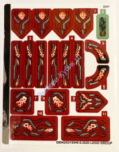 Наклейки К Набору Лего 76155 - (69942/6319546)