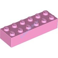 Деталь Лего Кубик 2 х 6 Цвет Ярко-Розовый