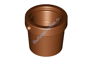 Деталь Лего Ведро 1 х 1 х 1 Цвет Коричневый