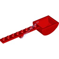 Деталь Лего Пластина 1 х 8 С Отверстием И Корзиной (Катапульта) Цвет Красный