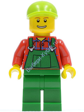 Минифигурка Лего Сити - Рабочий cty0296