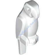 Деталь Лего Попугай Цвет Белый