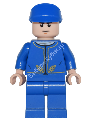 Bespin Guard - Light Flesh Head, Detailed Gold Trim, Furrowed Eyebrows