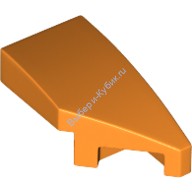 Деталь Лего Клин 2 х 1С Обрезанным Креплением Правый Цвет Оранжевый