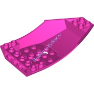 Деталь Лего Кокпит 10 х 6 х 2 С Изгибом Цвет Темно-Розовый