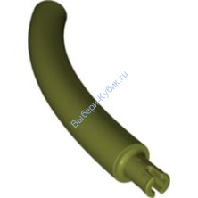 Деталь Лего Хвост Динозавра Шея Серединная Часть С Пином Цвет Оливковый Зеленый