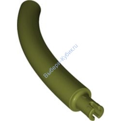 Деталь Лего Хвост Динозавра Шея Серединная Часть С Пином Цвет Оливковый Зеленый