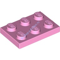 Деталь Лего Пластина 2 х 3 Цвет Ярко-Розовый
