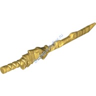Деталь Лего Оружейный Меч Катана (Страж Дракона) Цвет Перламутрово-Золотой