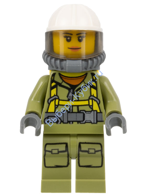 Минифигурка Лего Сити Исследователь Вулканов