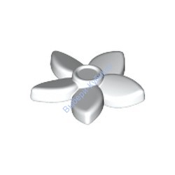 Деталь Лего Цветок С Остроконечными Лепестками Цвет Белый