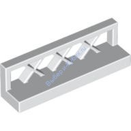 Деталь Лего Забор 1 х 4 х 1 Цвет Белый