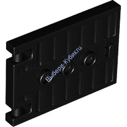 Деталь Лего Дверь 1 х 5 х 3 С Тремя Штырьками Цвет Черный