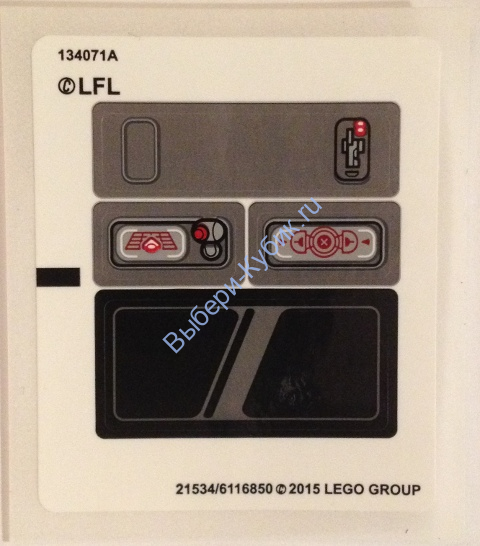 Наклейки К Набору Лего 75103 - Северо-Американская версия - (21534/6116850)