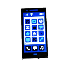 Деталь Лего Плитка 1 х 2 Смартфон Цвет Черный