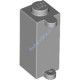 Деталь Лего Кубик Модифицированный 1 х 1 х 2 С Держателями Цвет Светло-Серый