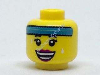 Деталь Лего Голова Минифигурки Женская Цвет Желтый