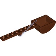 Деталь Лего Пластина 1 х 8 С Отверстием И Корзиной (Катапульта) Цвет Коричневый