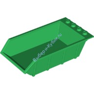 Деталь Лего Кузов Самосвала 4 х 6 Со Сплошными Шляпками Цвет Зеленый
