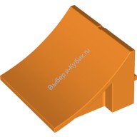 Деталь Лего Рампа  8 x 8 x 4 Цвет Оранжевый