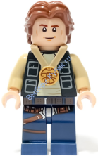 Минифигурка Лего Звездные Войны Хан Соло sw1284