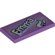 Деталь Лего Плитка 2 х 4 Эмма Цвет Умеренно-Лавандовый