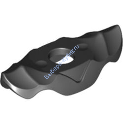 Деталь Лего Наплечная Броня Цвет Черный 11438