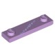 Деталь Лего Пластина 1 х 4 С 2 Штырьками И Желобком Цвет Лавандовый