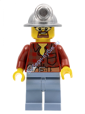 Минифигурка Лего Сити - Шахтер