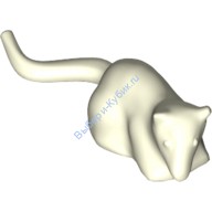 Деталь Лего Крыса Цвет Светящийся в Темноте Белый