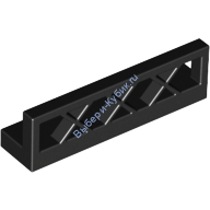 Деталь Лего Забор 1 х 4 х 1 Цвет Черный