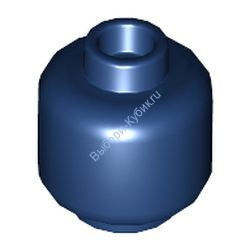 Деталь Лего Голова Минифигурки Цвет Темно-Синий