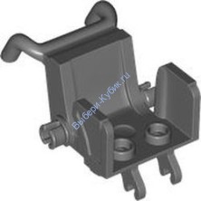 Деталь Лего Инвалидная Коляска С ПИН-Креплением Для Колес Цвет Темно-Серый