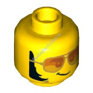 Деталь Лего Голова Минифигурки Цвет Желтый
