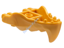 Деталь Лего Голова Дракона Ниндзяго Нижняя Челюсть Цвет Перламутрово-Золотой