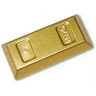 Деталь Лего Слиток Цвет Металлический Золотой