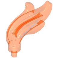 Деталь Лего Перо / Огонь / Вода Цвет Прозрачно-Неоново-Оранжевый