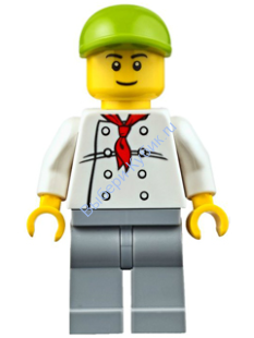 Минифигурка Лего Сити - Шеф-повар