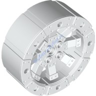 Деталь Лего Колесо Для Фургона С 12 Отверстиями 55 Мм Цвет Белый