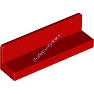 Деталь Лего Панель 1 х 4 х 1 Цвет Красный