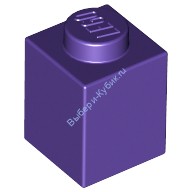 Деталь Лего Кубик 1 х 1 Цвет Темно-Фиолетовый