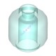 Деталь Лего Голова Минифигурки Цвет Прозрачно-Голубой