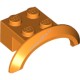 Деталь Лего Автомобильное Крыло 4 х 2 1/2 х 1 С Аркой Круглое Цвет Оранжевый